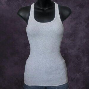 00s Hollister Grey Ribbed Tank